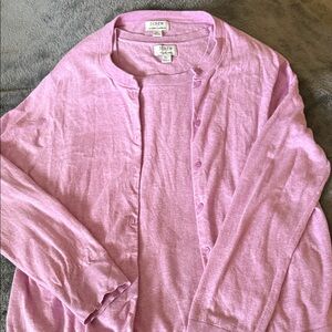 J. Crew Pink Women's Cardigan Sweater